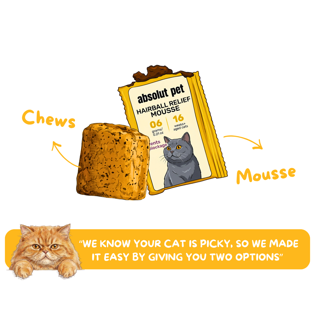 Cat Hairball Relief Mousse