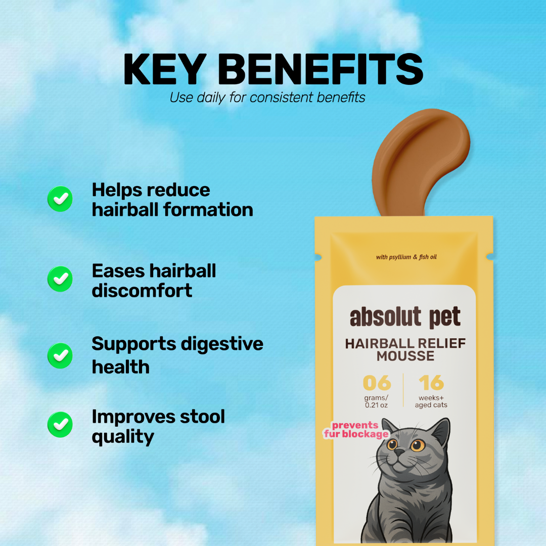 Cat Hairball Relief Mousse