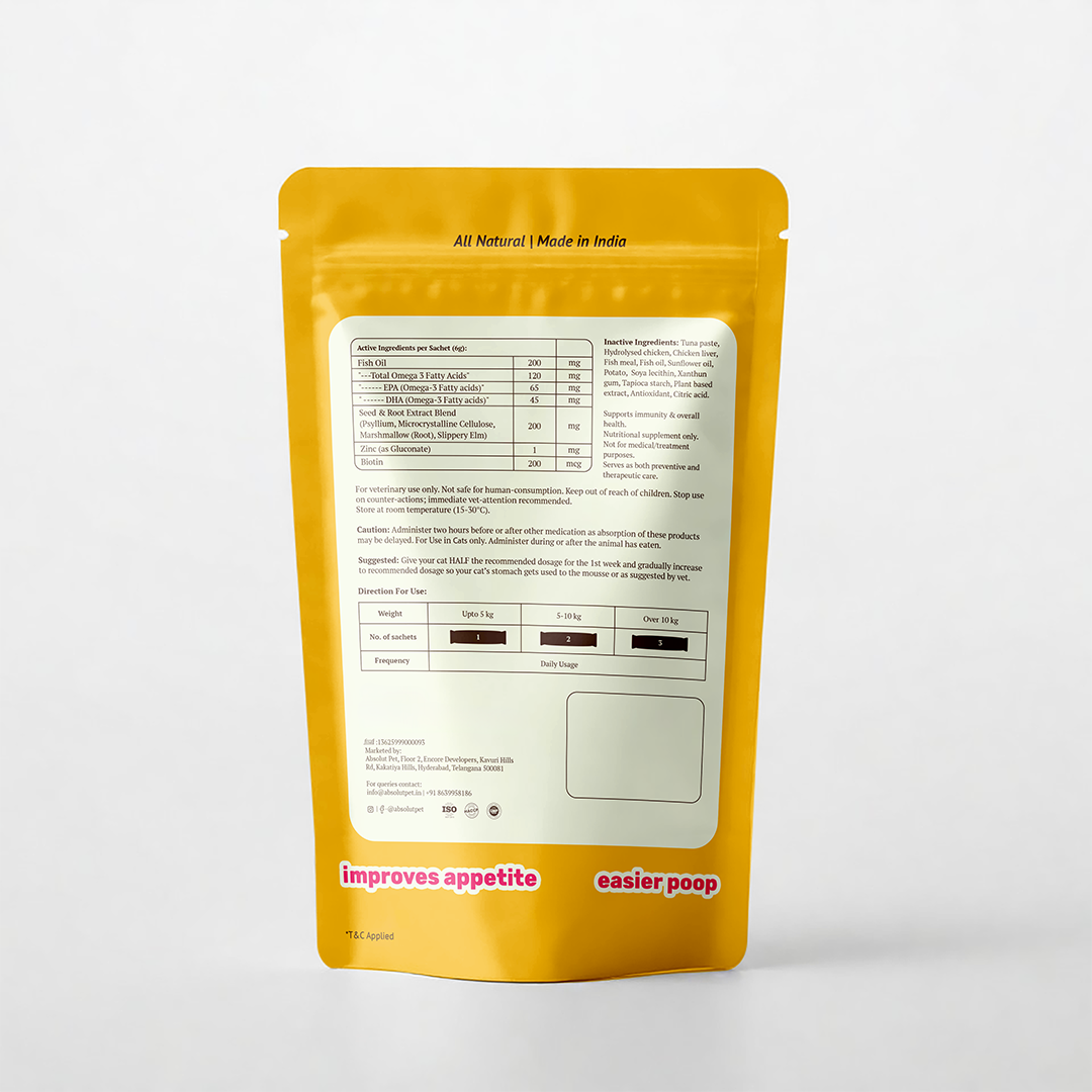 Cat Hairball Relief Mousse