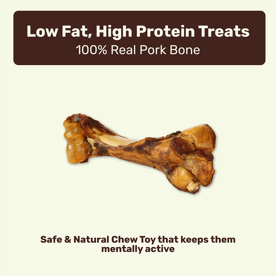 Pork Bone - Natural Chew Toy