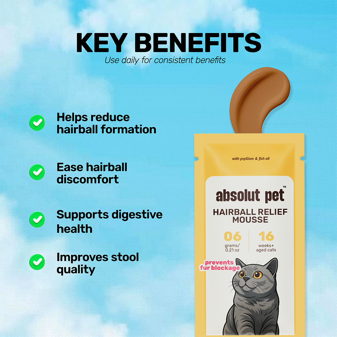 Cat Hairball Relief Mousse