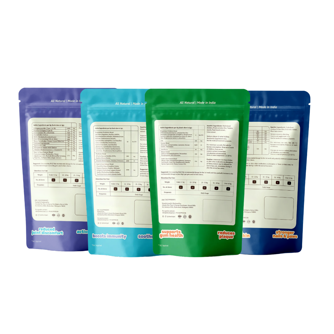 Probiotic, Hip & Joint, Skin & Coat & Dental Combo