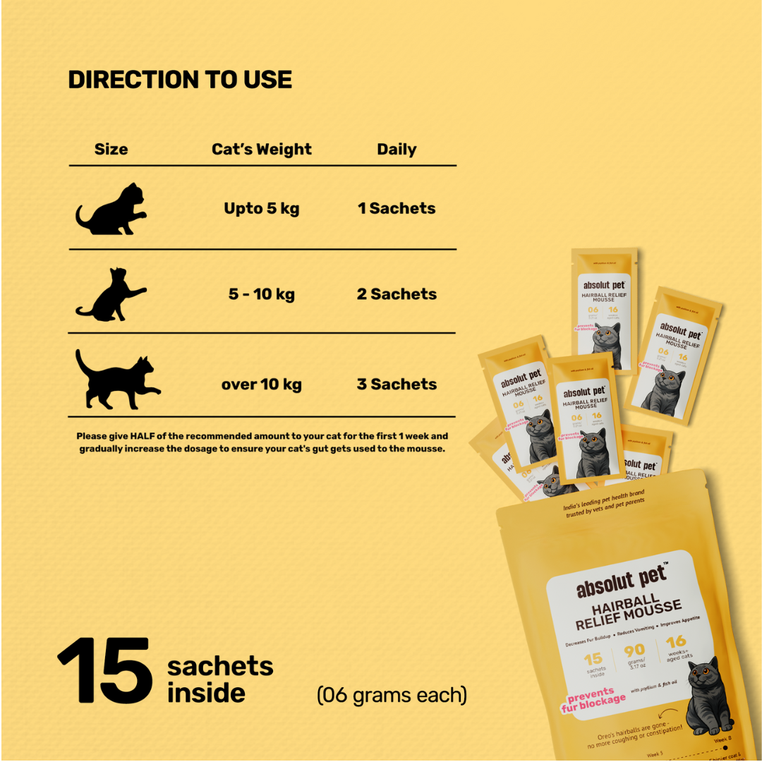 Cat Hairball Relief Mousse