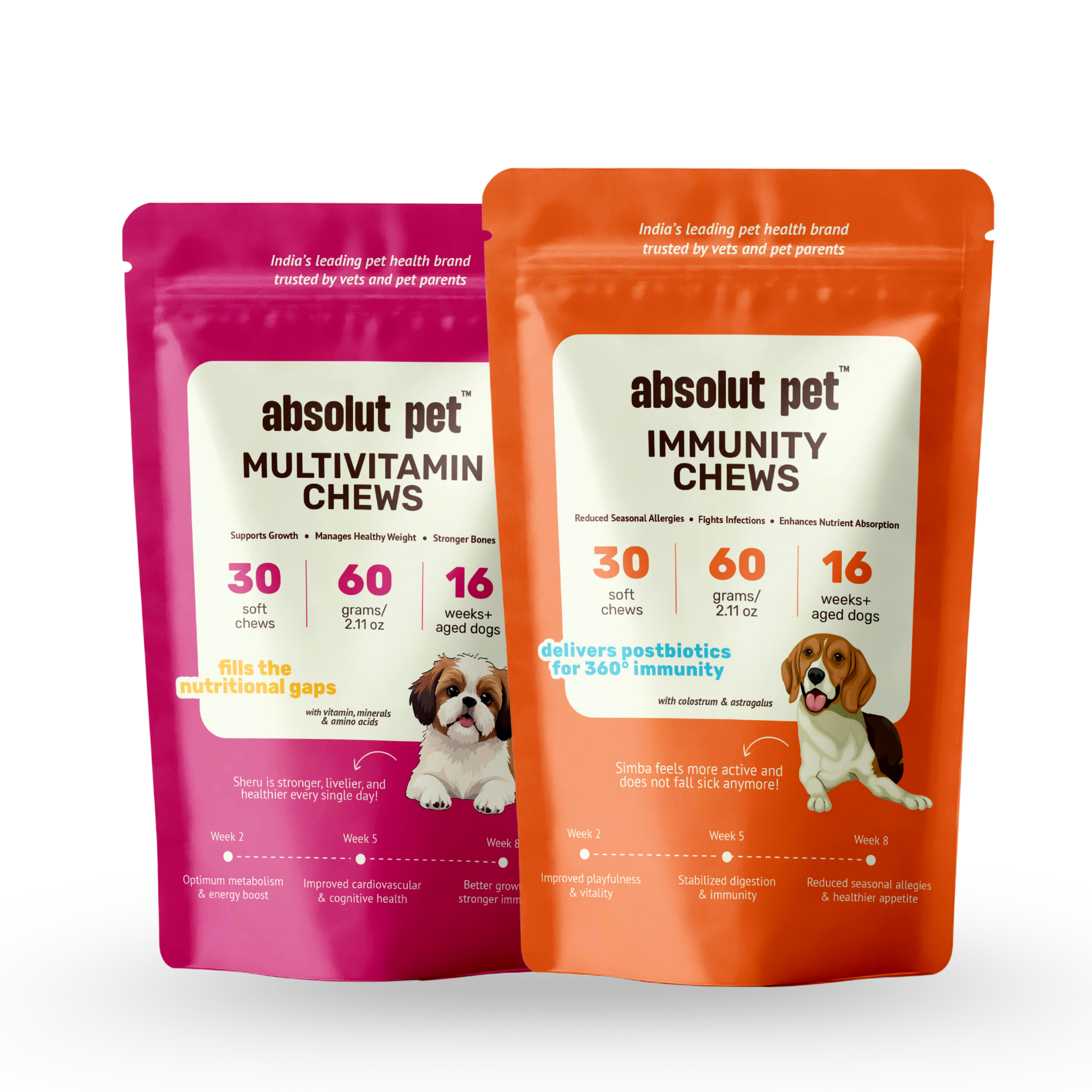 Immunity & Multivitamin Chews Combo